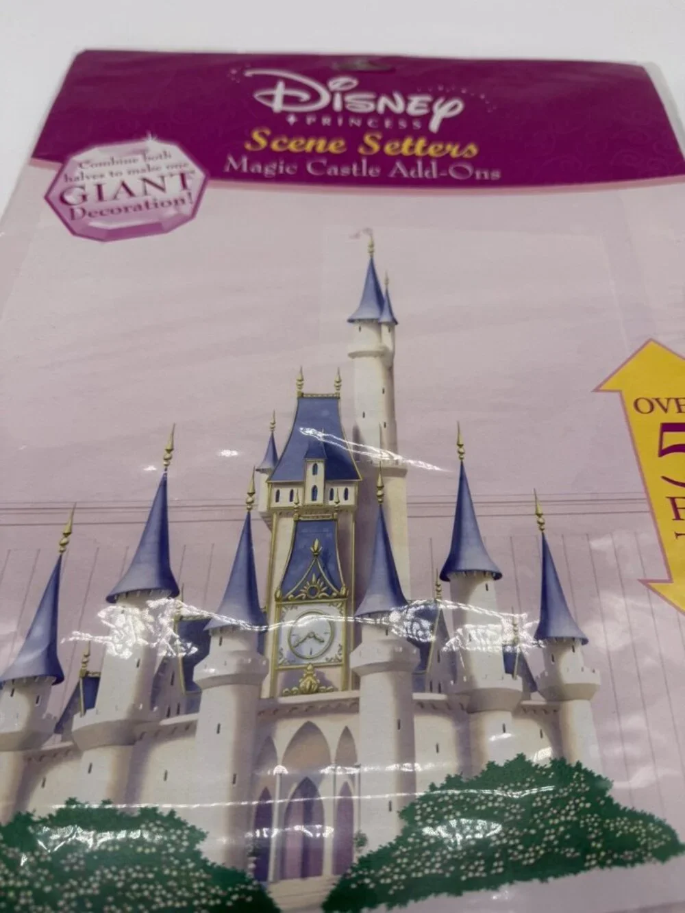 Disney Princess Scene Setters Magic Castle Add-ons Decoration 5 Feet Tall